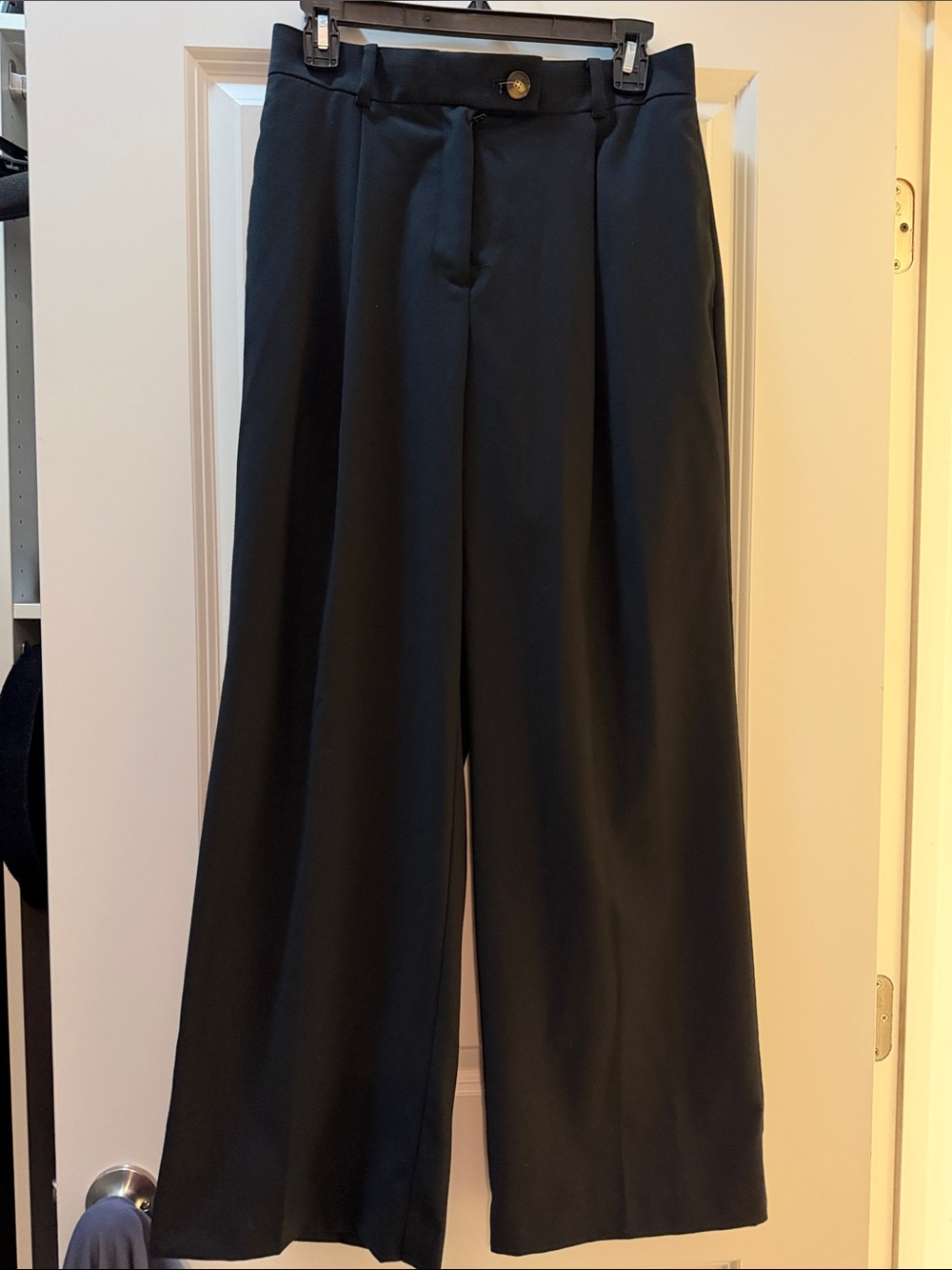 Ann Taylor petite pleated wide leg pants